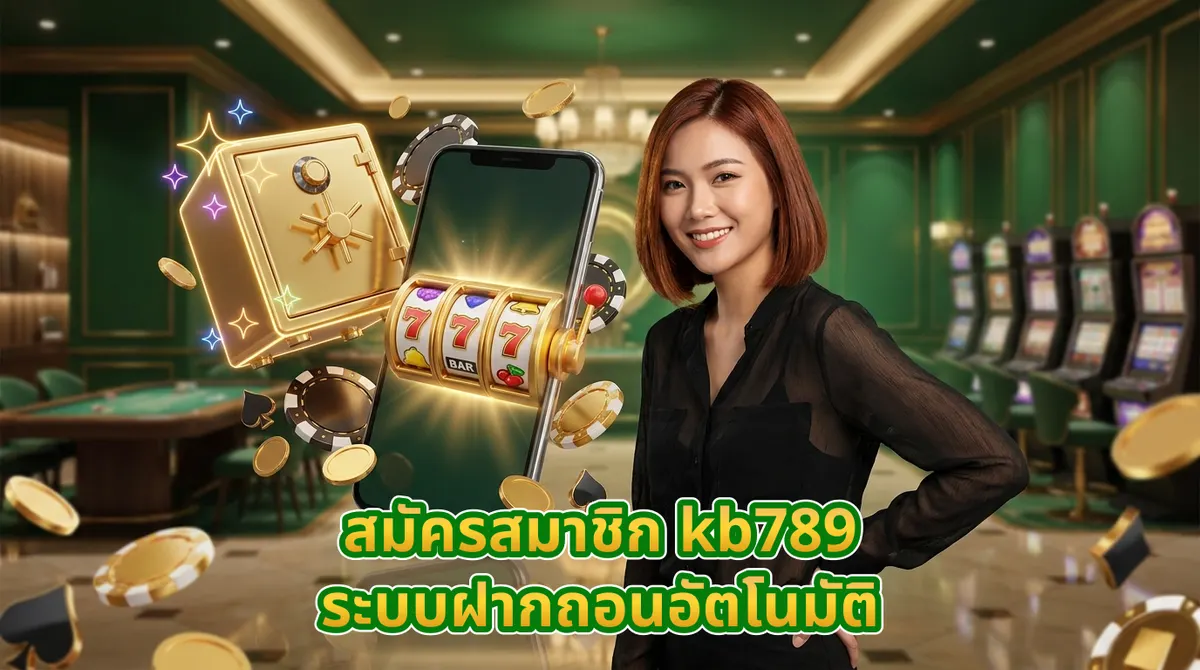 สมัครสมาชิก kb789 ระบบฝากถอนอัตโนมัติ สะดวกรวดเร็วด้วยเทคโนโลยีที่ทันสมัยและปลอดภัยที่สุด